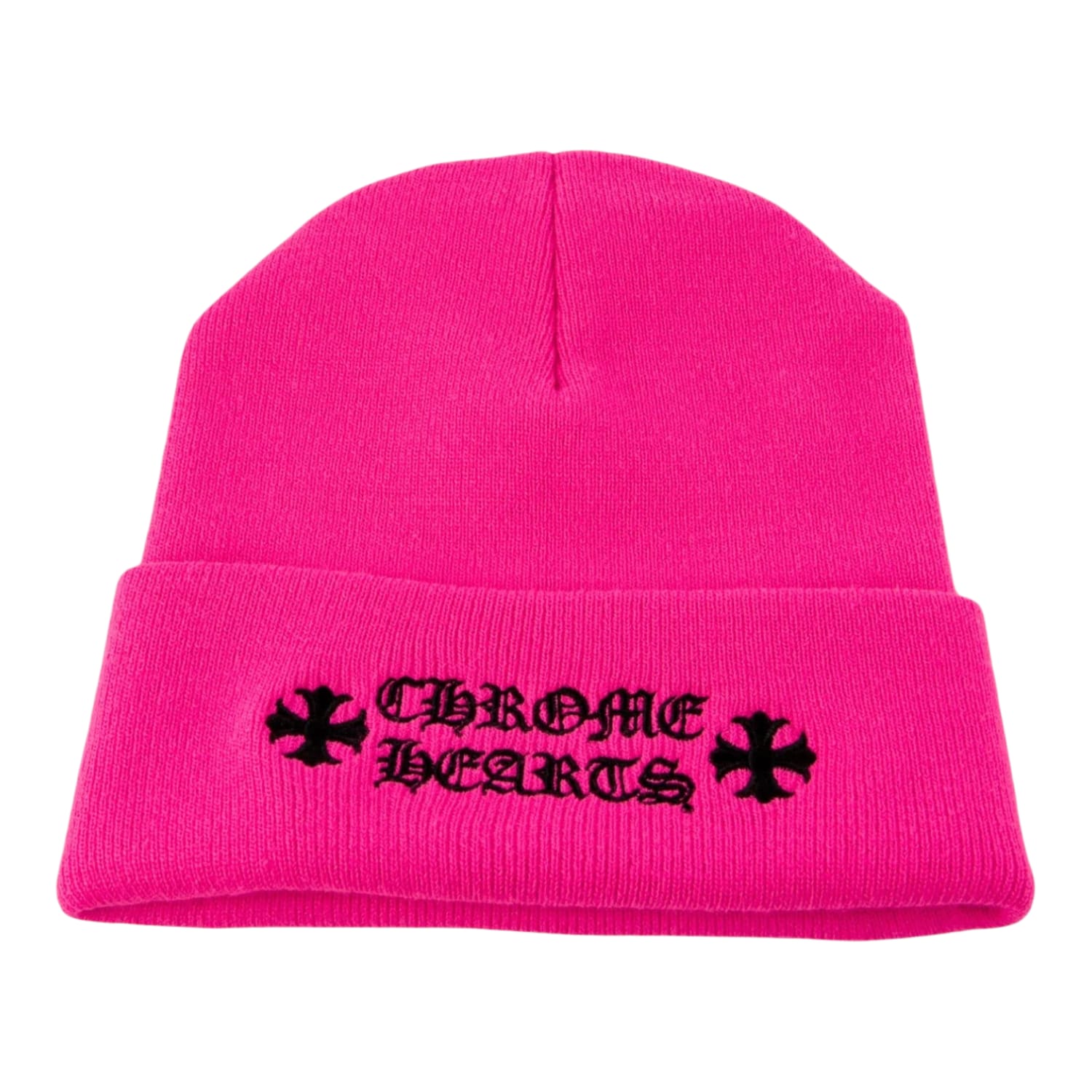 Chrome Hearts Logo Beanie Pink