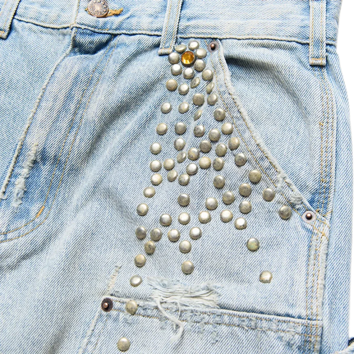 Paly Hollywood Busted Double Knee Jean 'Denim'