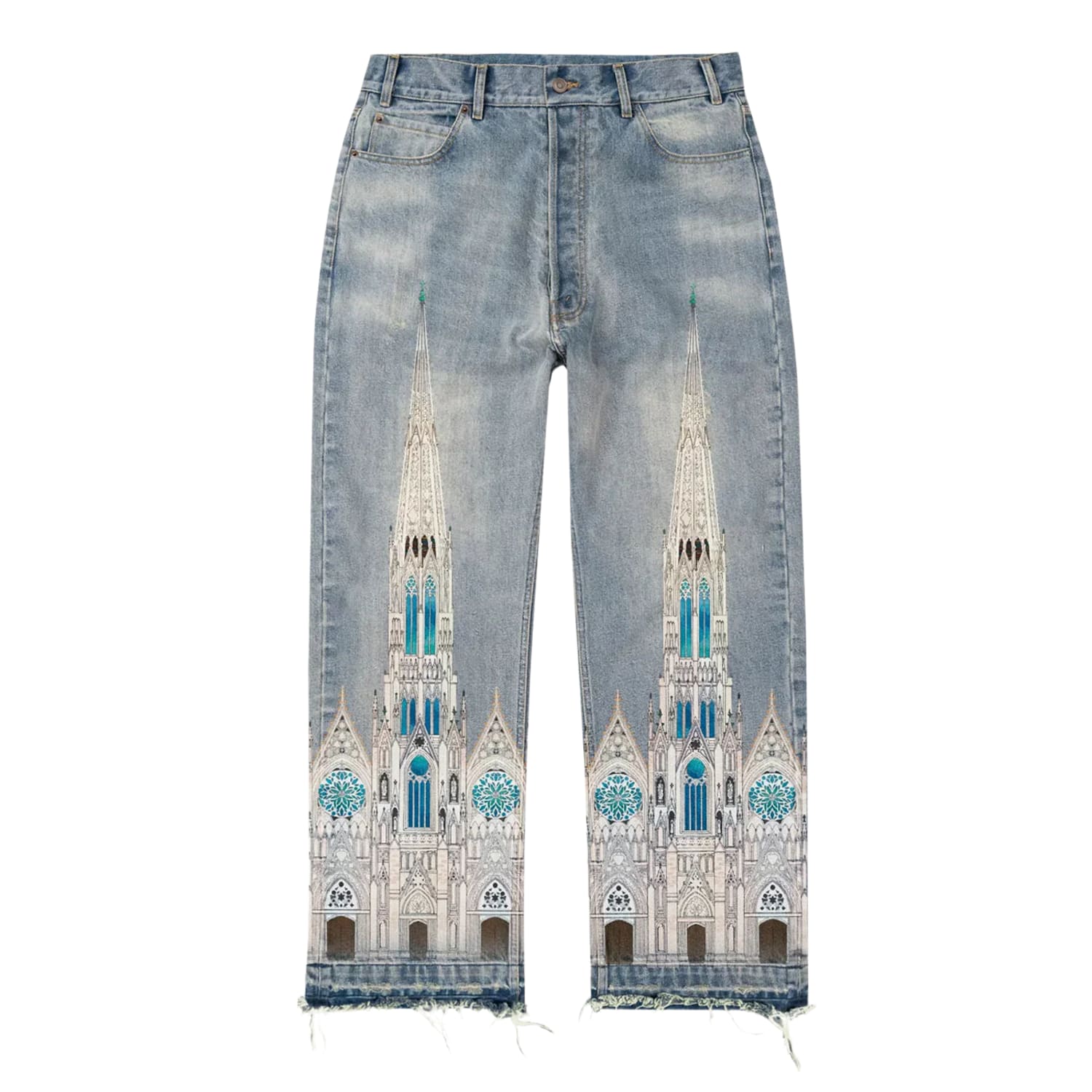 Bravest Studios Cathedral Denim Pants Blue