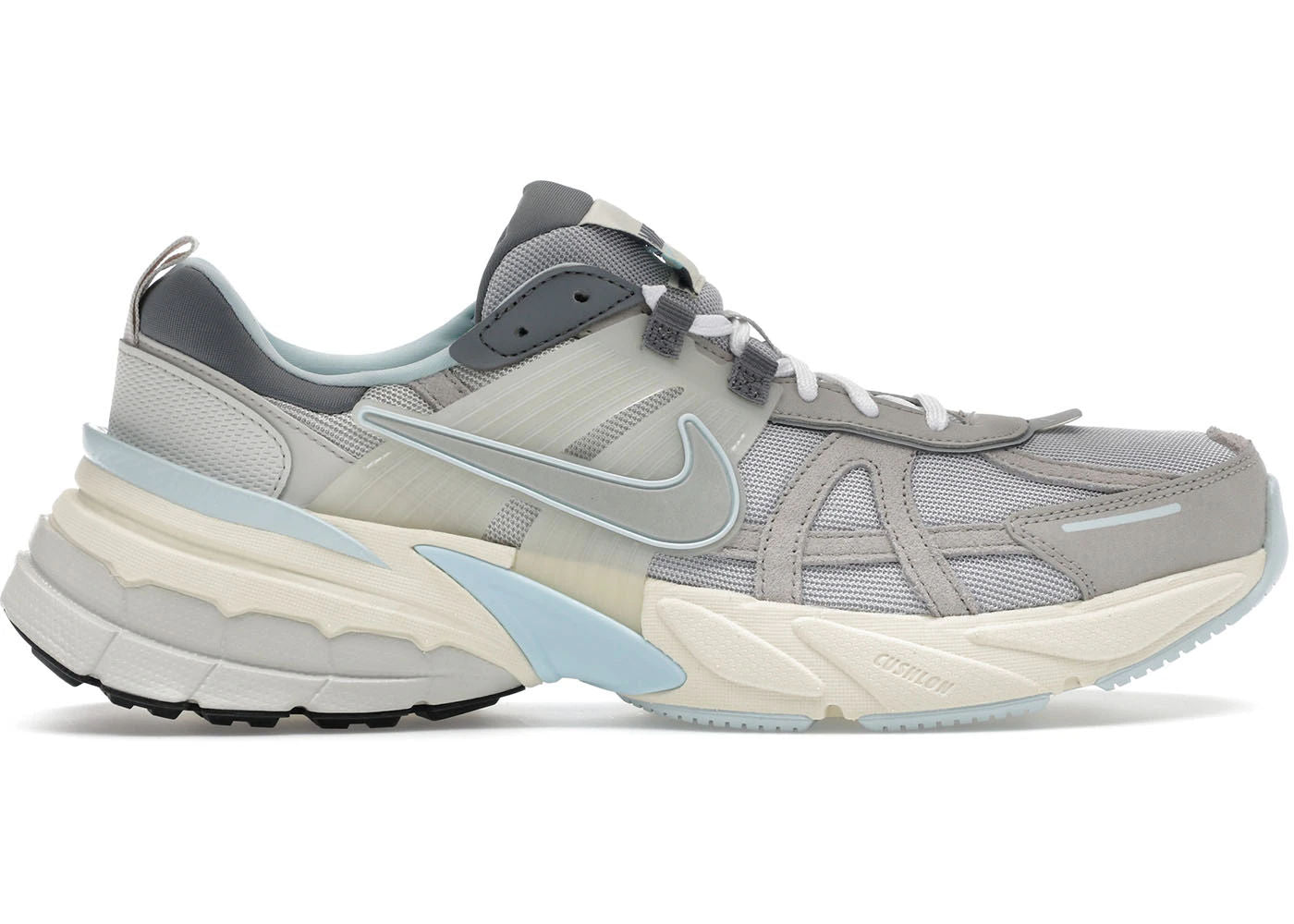 Nike V2K Run Light Bone Metallic Platinum (Women's)