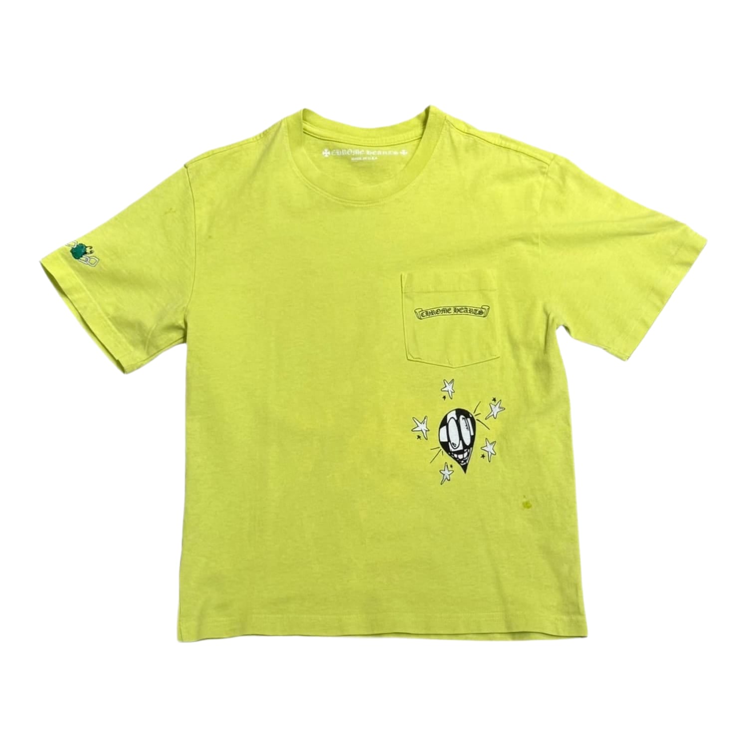 Chrome Hearts Matty Boy Link T-shirt Lime Green