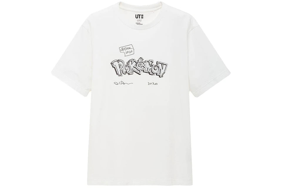 Daniel Arsham x Pokemon x Uniqlo Crystal Logo T-Shirt White – HYP