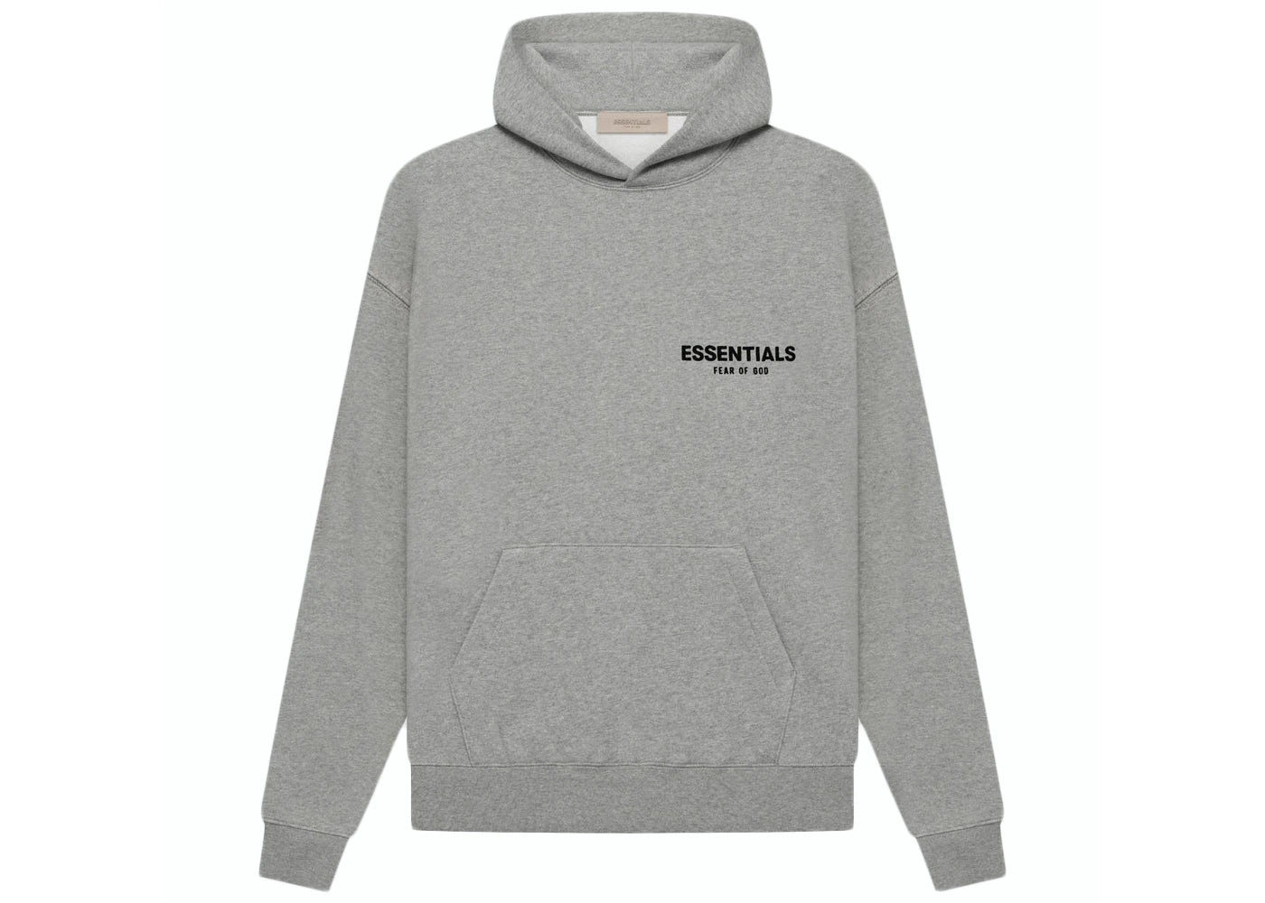 Fear of God Essentials Hoodie Dark Heather Oatmeal