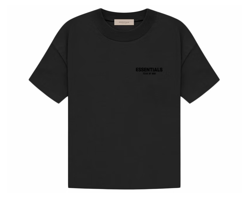 Fear of God Essentials T-Shirt Stretch Limo Black SS22