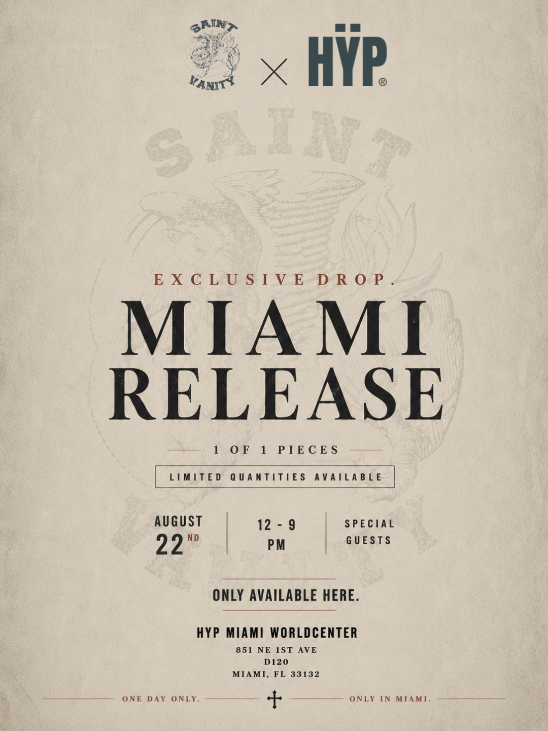 Saint Vanity × HŸP Pop-Up
