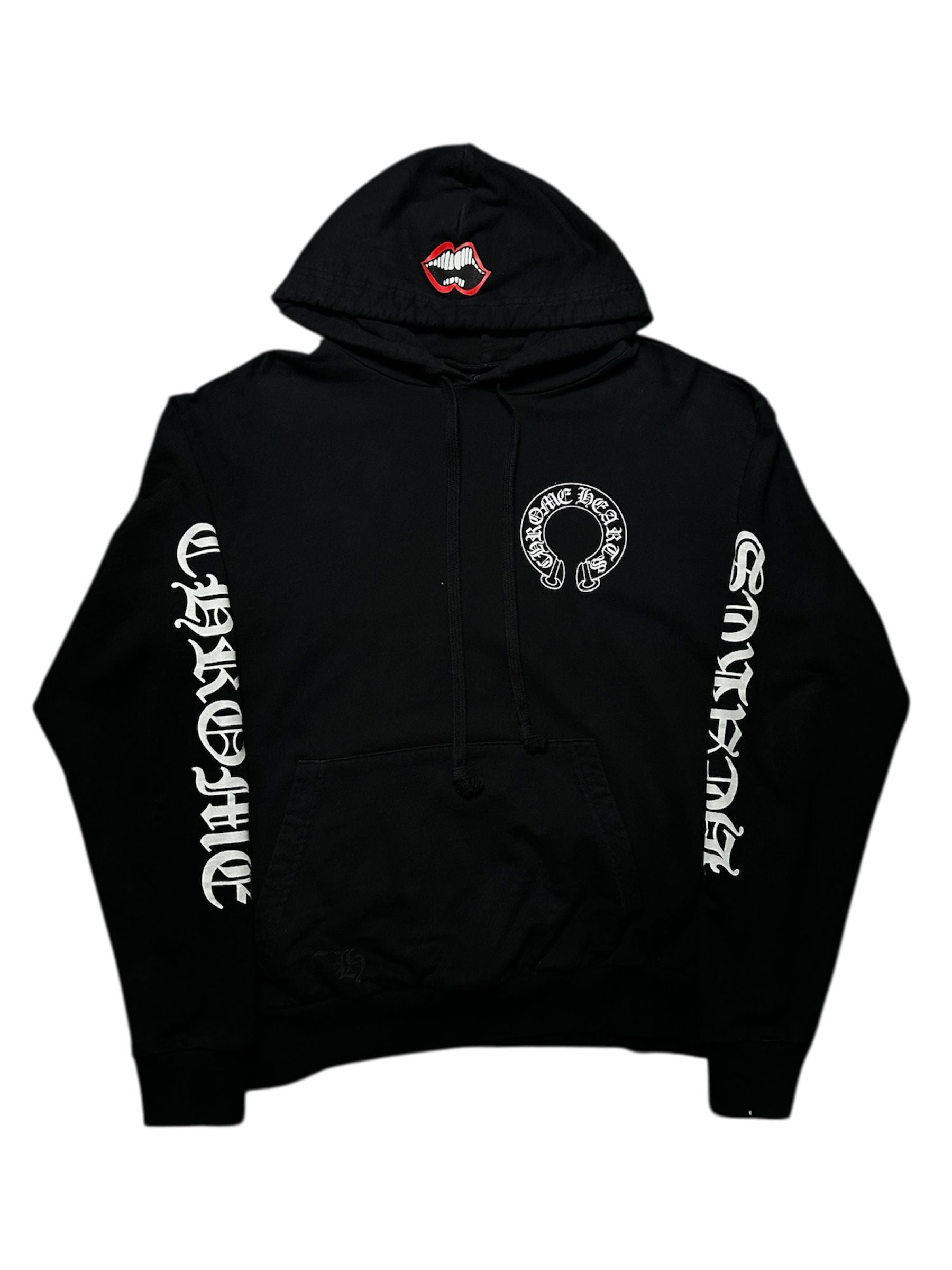 Chrome Hearts Matty Boy Chomper Horseshoe Hoodie Black - Gently Used