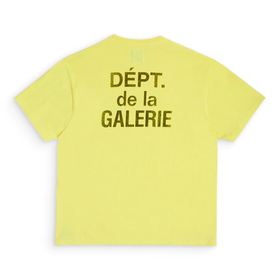 Gallery Dept. French T-Shirt Neon Yellow