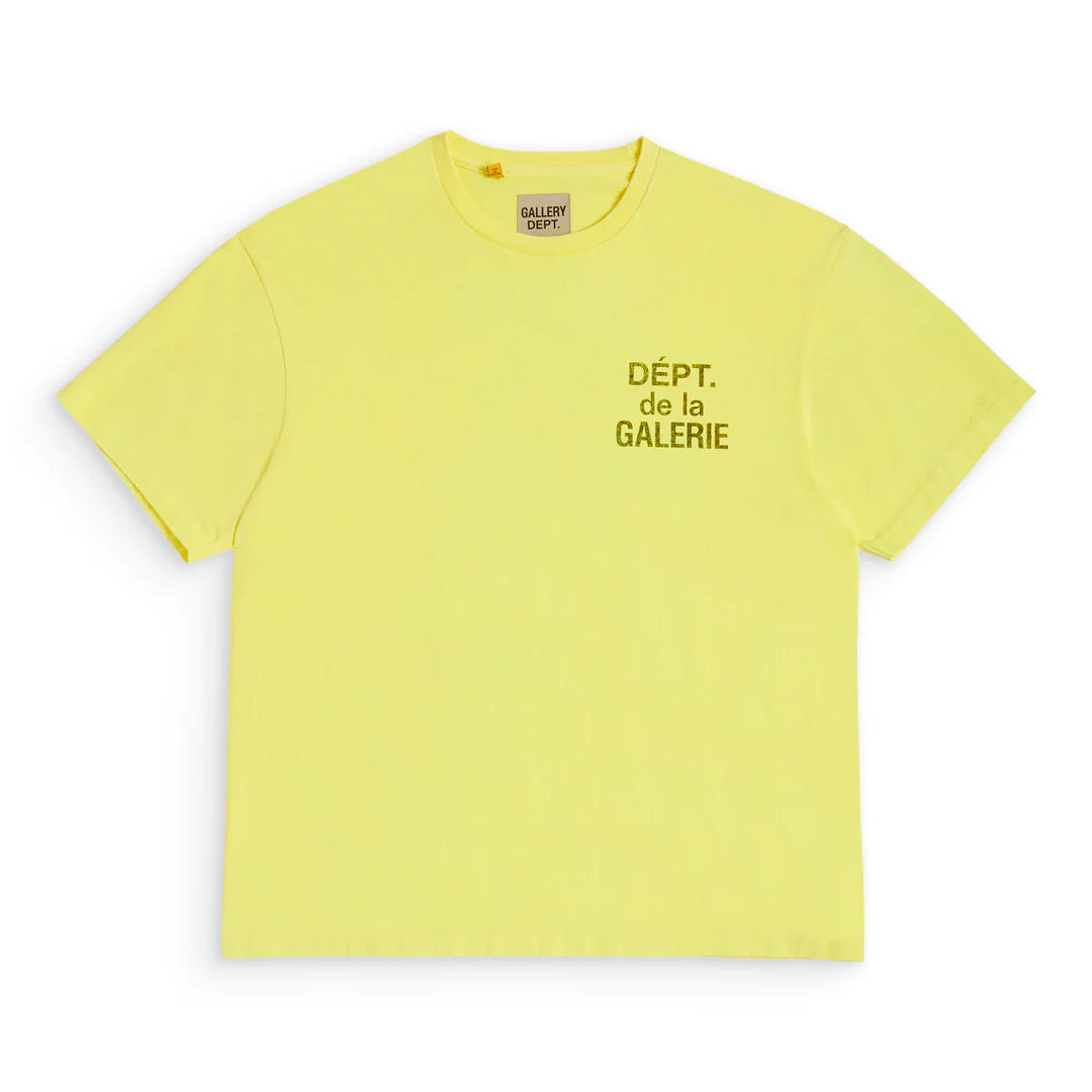 Gallery Dept. French T-Shirt Neon Yellow