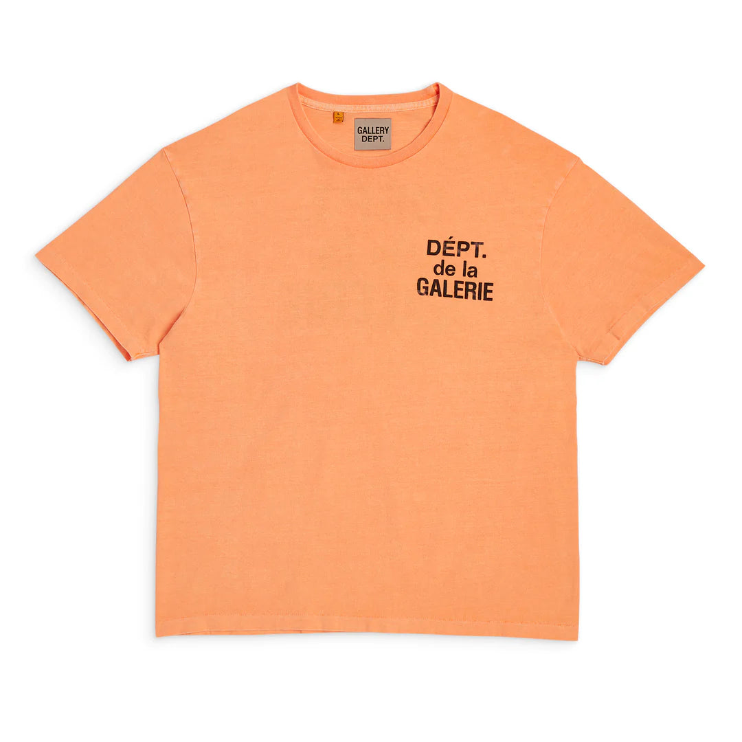 Gallery Dept. French T-Shirt Neon Orange
