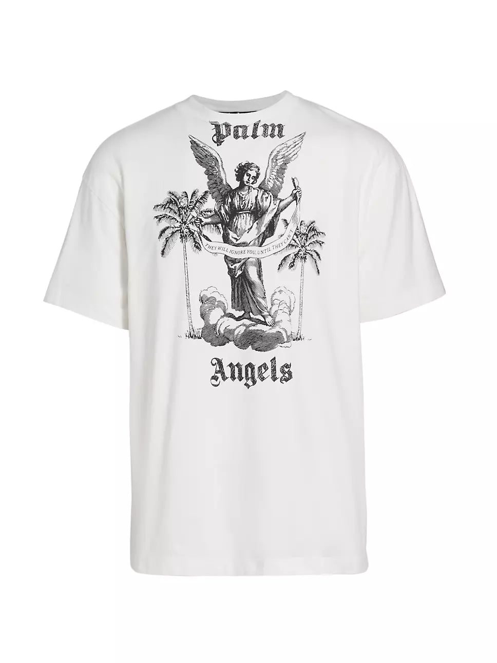 Palm Angels University Graphic Logo T-Shirt White