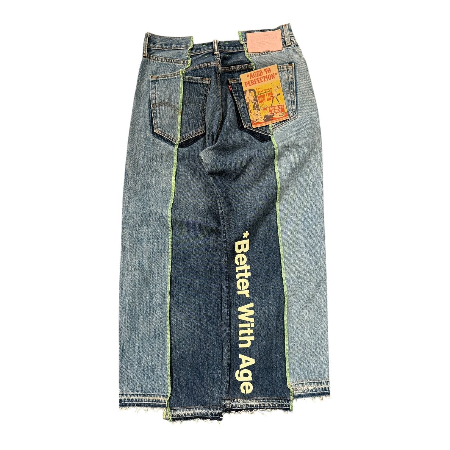 Better With Age Altar Reconstructed Denim Multi #3