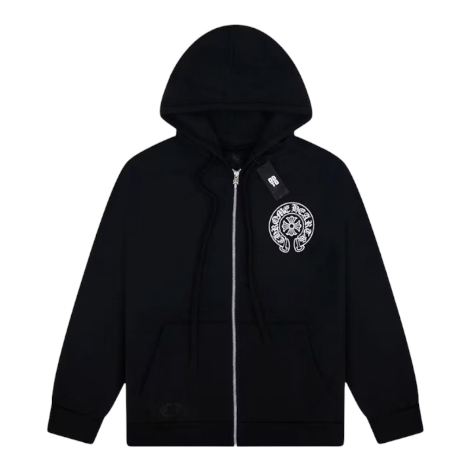 Chrome Hearts Miami Exclusive Zip Up Hoodie Black