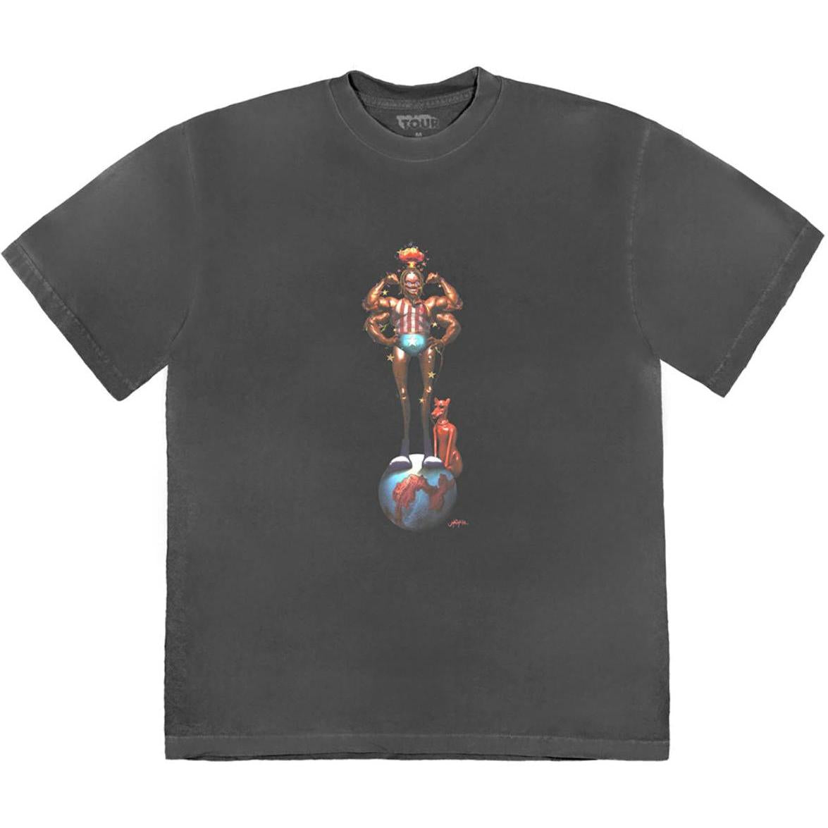 Travis Scott Utopia Is In Miami Circus Maximus Tee Black