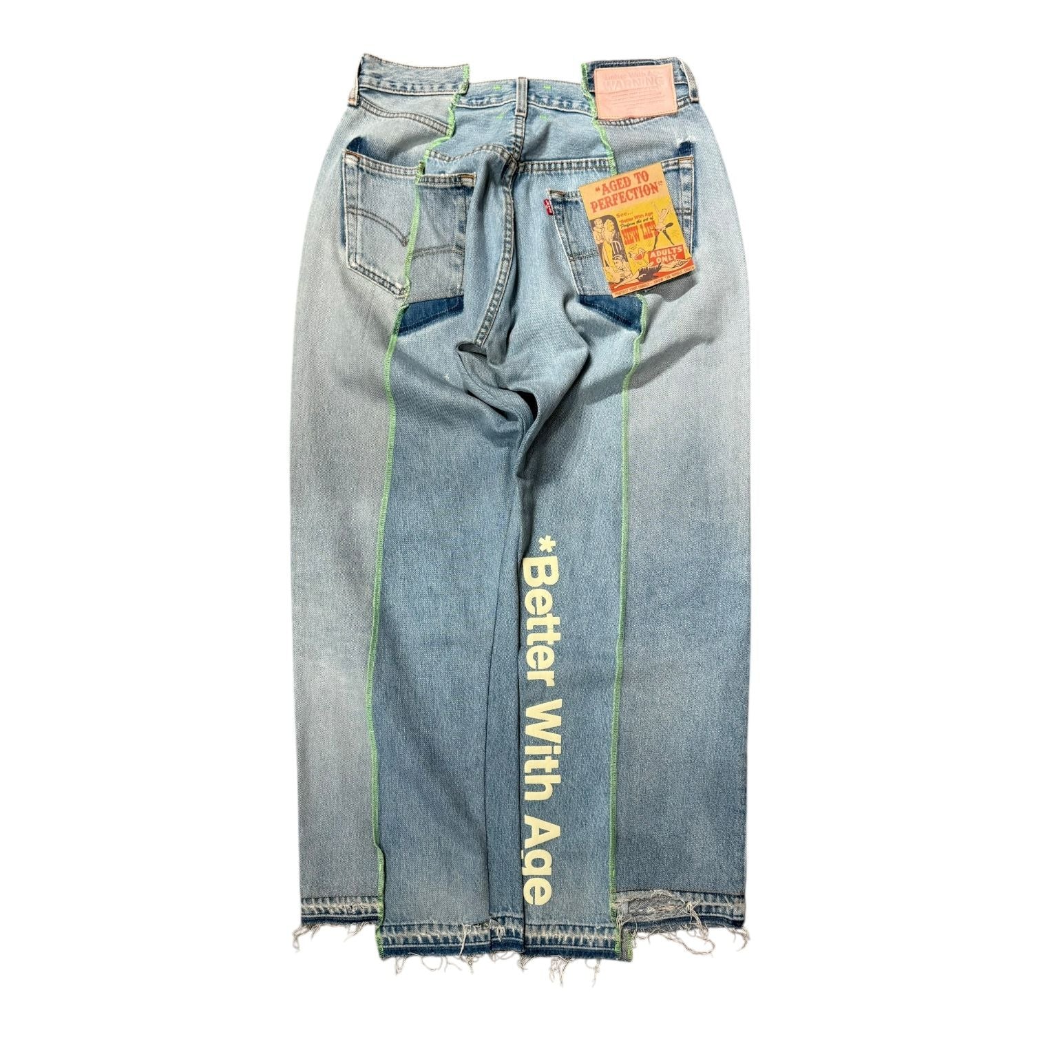 Better With Age Altar Reconstructed Denim Multi
