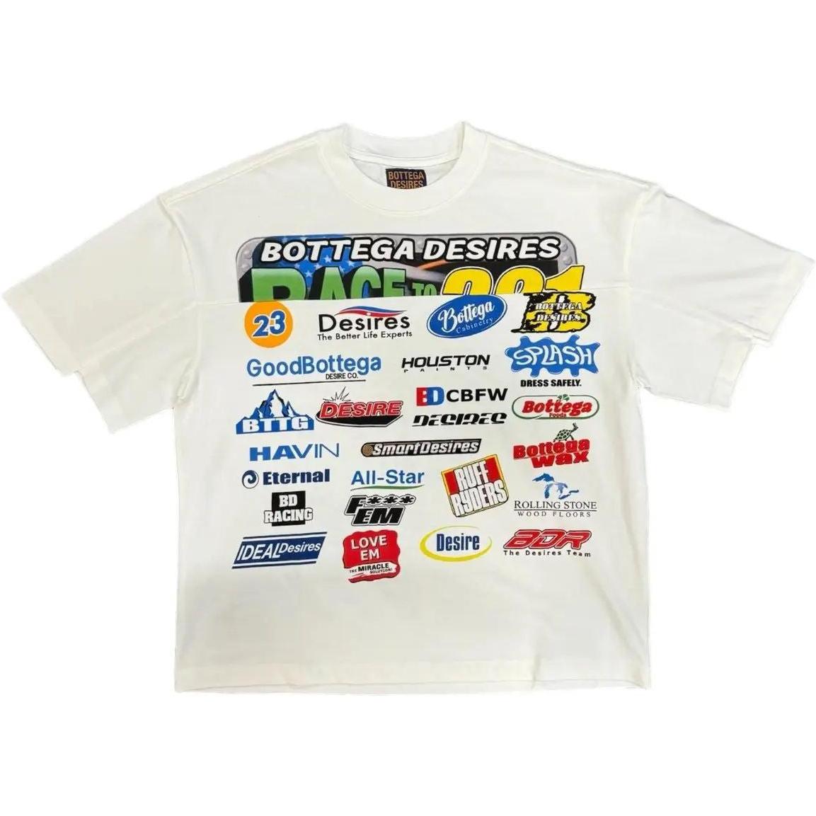 Bottega Desires Race T-Shirt White