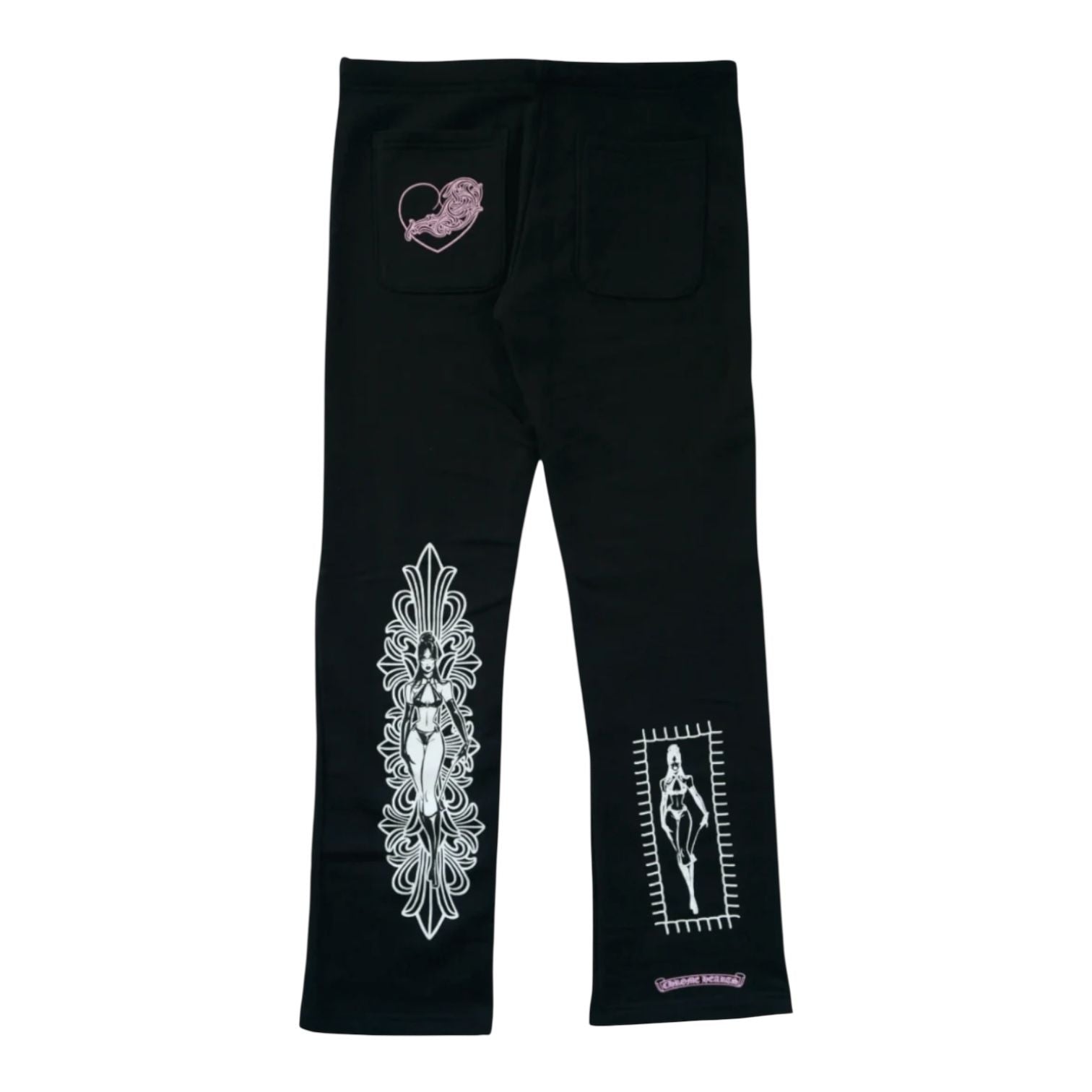 Chrome Hearts x Deadly Doll Miami Art Basel Exclsuive Sweatpants Black