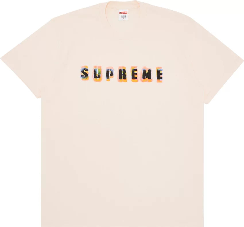 Supreme Stencil T-Shirt Pale Pink