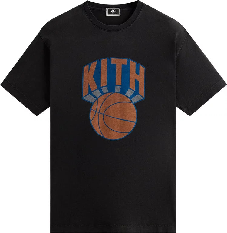Kith Knicks Basketball T-Shirt Black