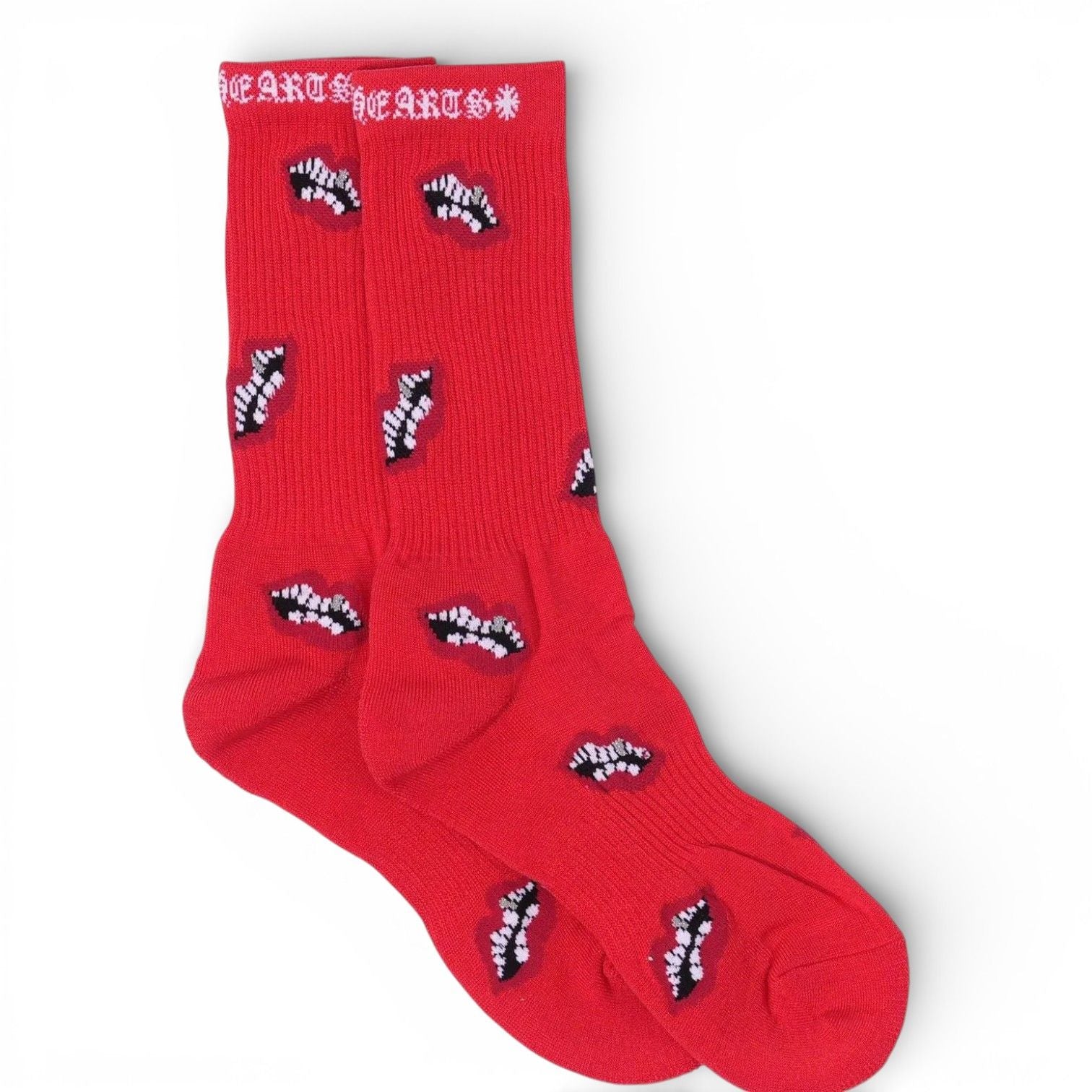 Chrome Hearts Chomper Socks Red