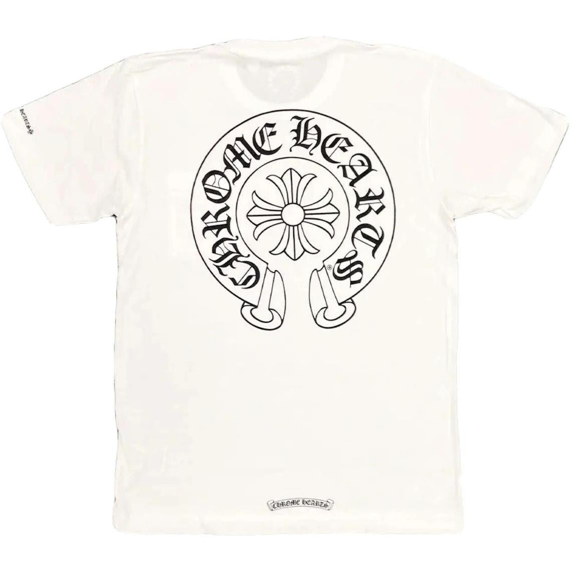 Chrome Hearts Horseshoe Logo Pocket T-Shirt White
