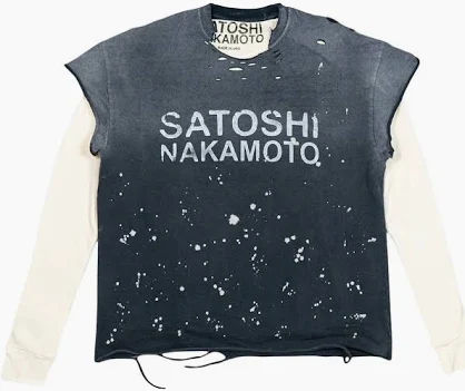 Satoshi Nakamoto Luke T-Shirt Thermal Black