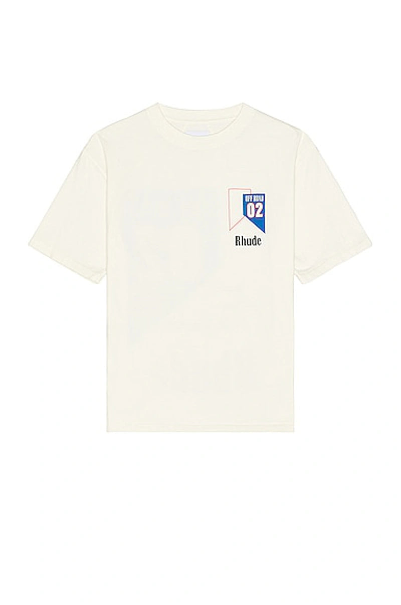Rhude 02 T-Shirt Vintage White