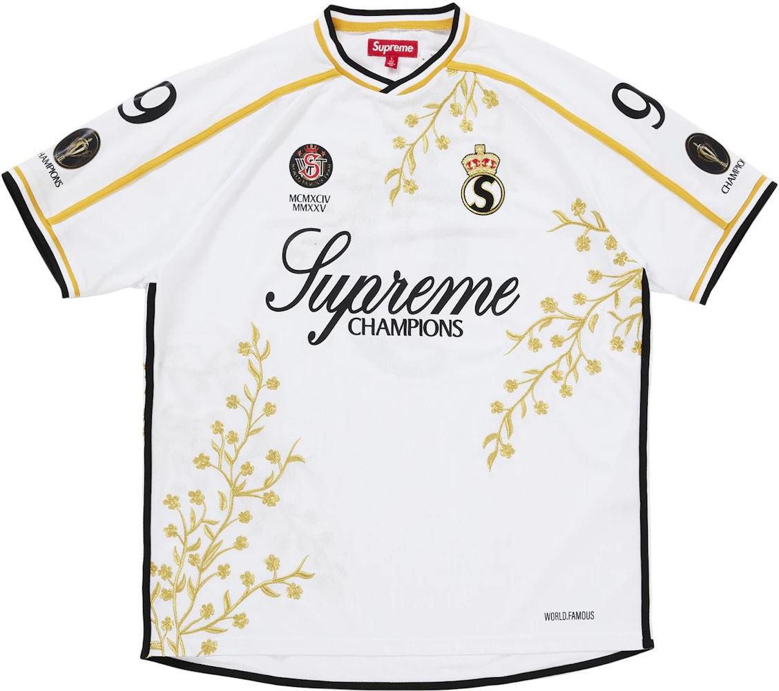 Supreme Floral Soccer Jersey White