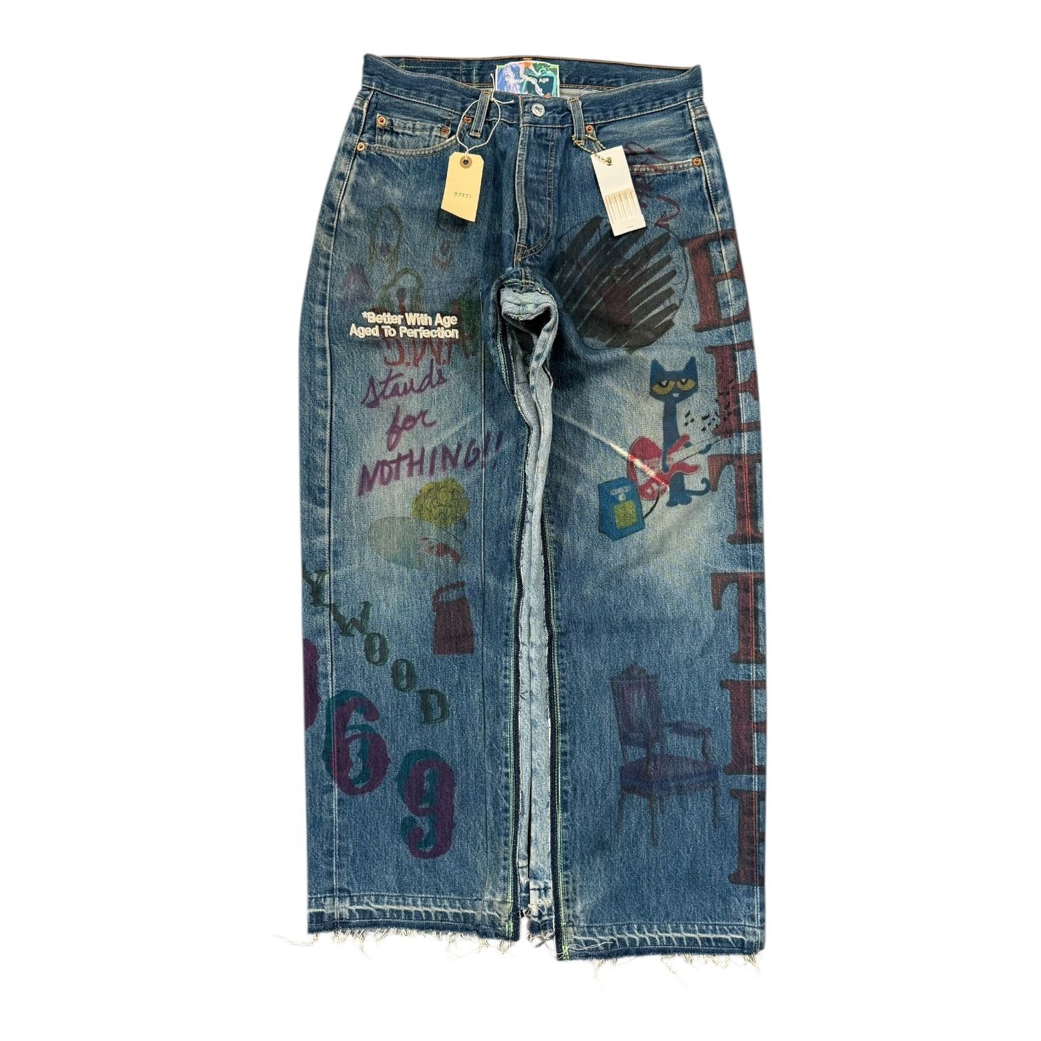Better With Age Harrison Double-Wide Denim Multi #2