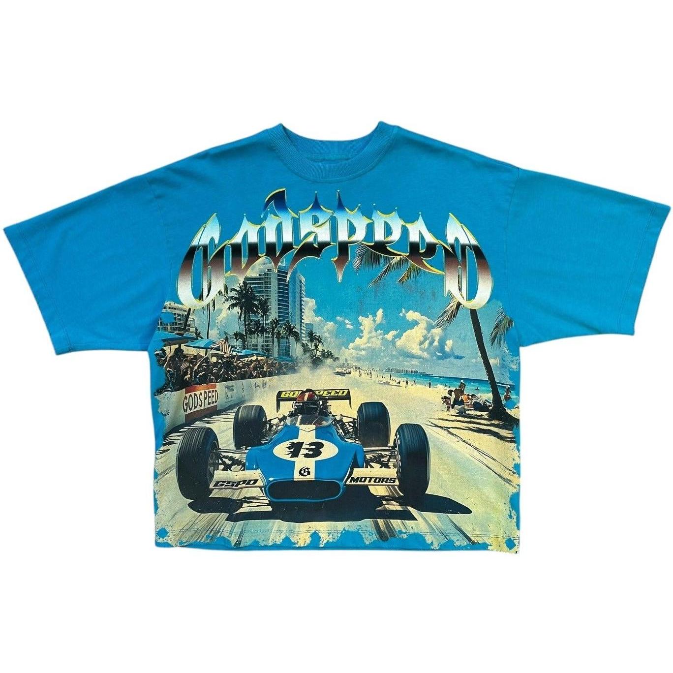 Godspeed Miami Exclusive F1 T-Shirt Blue