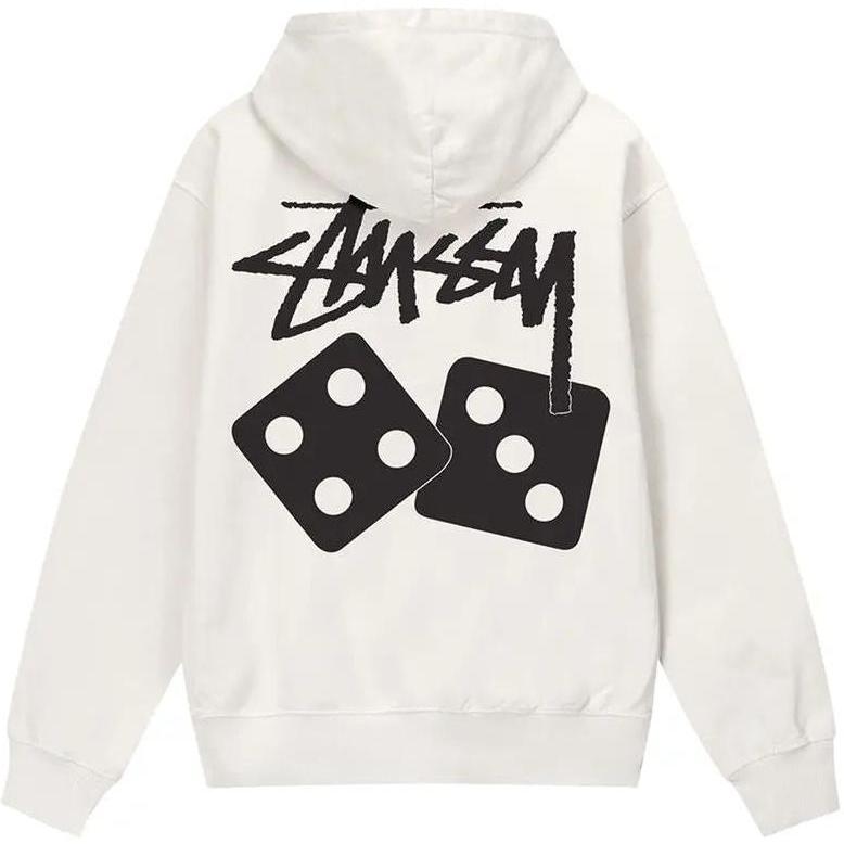 Stussy Dice Pigment Dyed Hoodie Natural