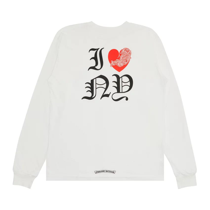 Chrome Hearts I Love NY L/S T-Shirt White