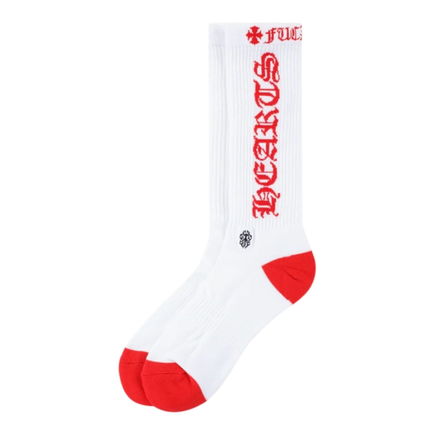 Chrome Hearts Fuck You Sock White/Red