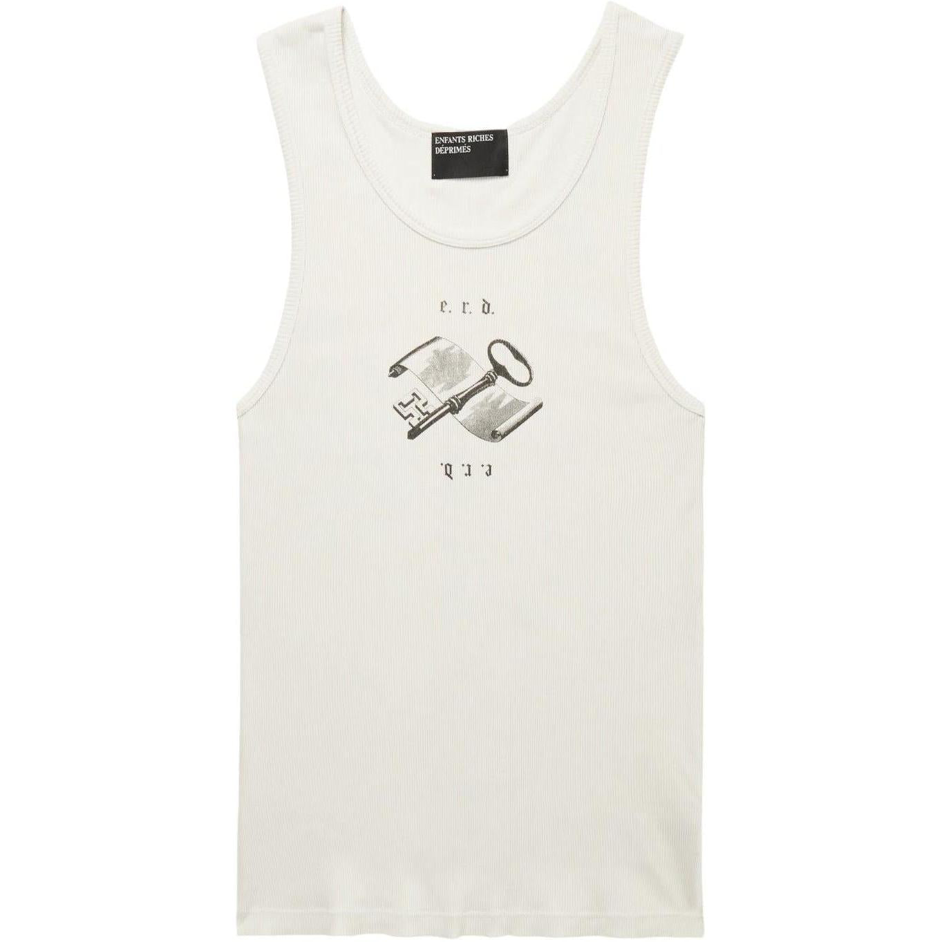 Enfants Riches Déprimés Academic Logo Tank Top White