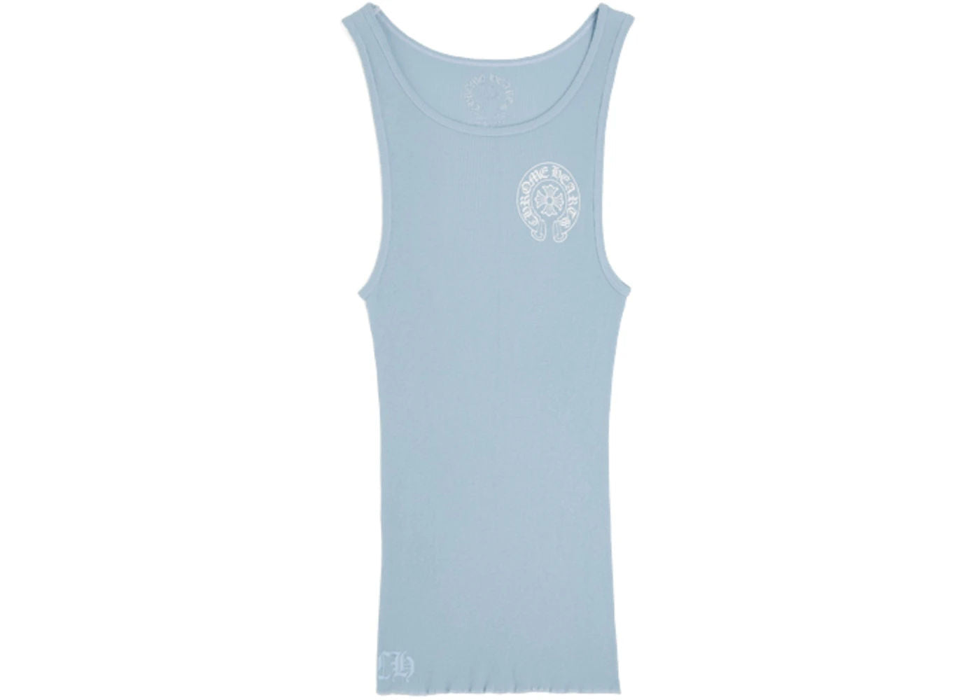 Chrome Hearts Baby Blue Rib Tank Blue