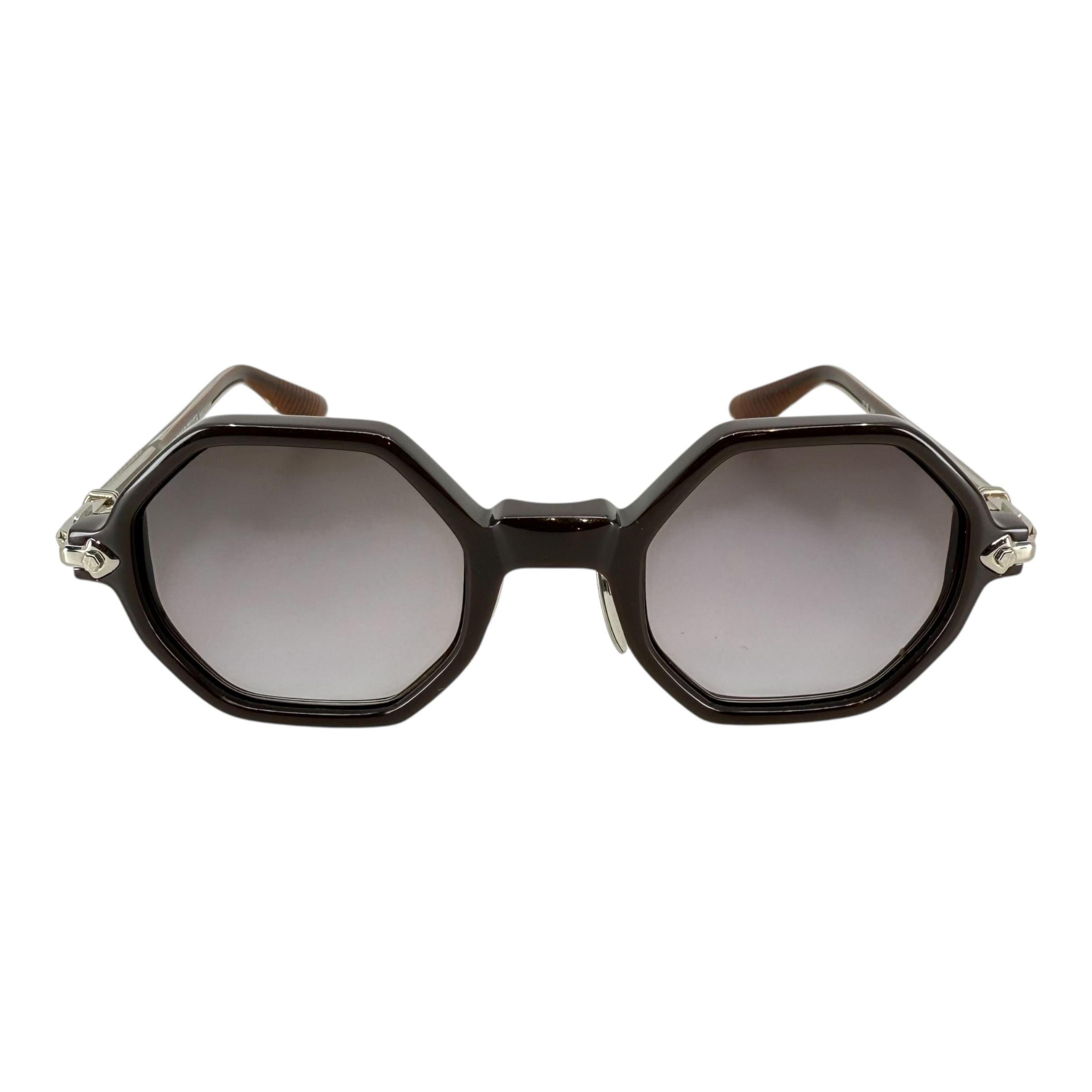 Chrome Hearts Clitco-A Brown/Silver Sunglasses