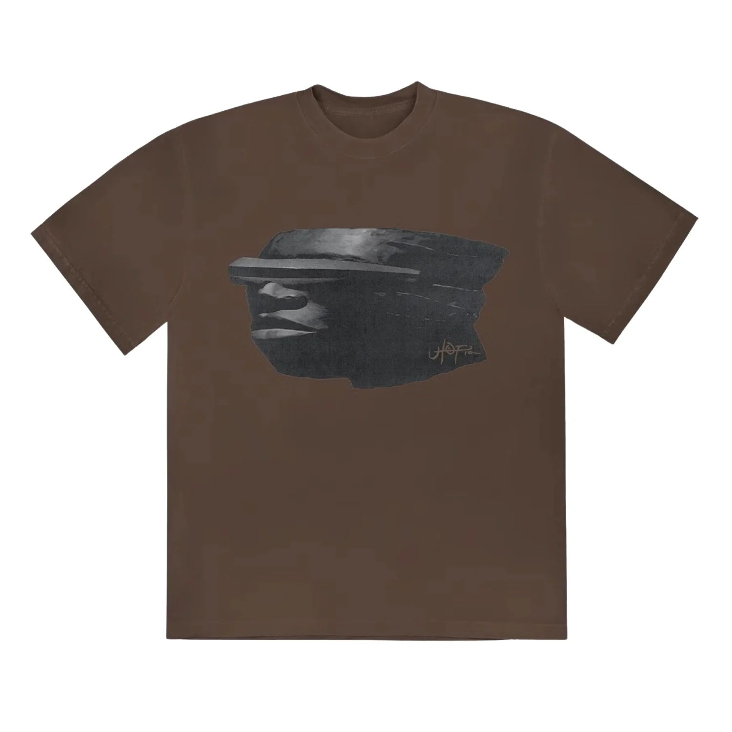 Travis Scott Cactus Jack Utopia C2 T-Shirt Brown