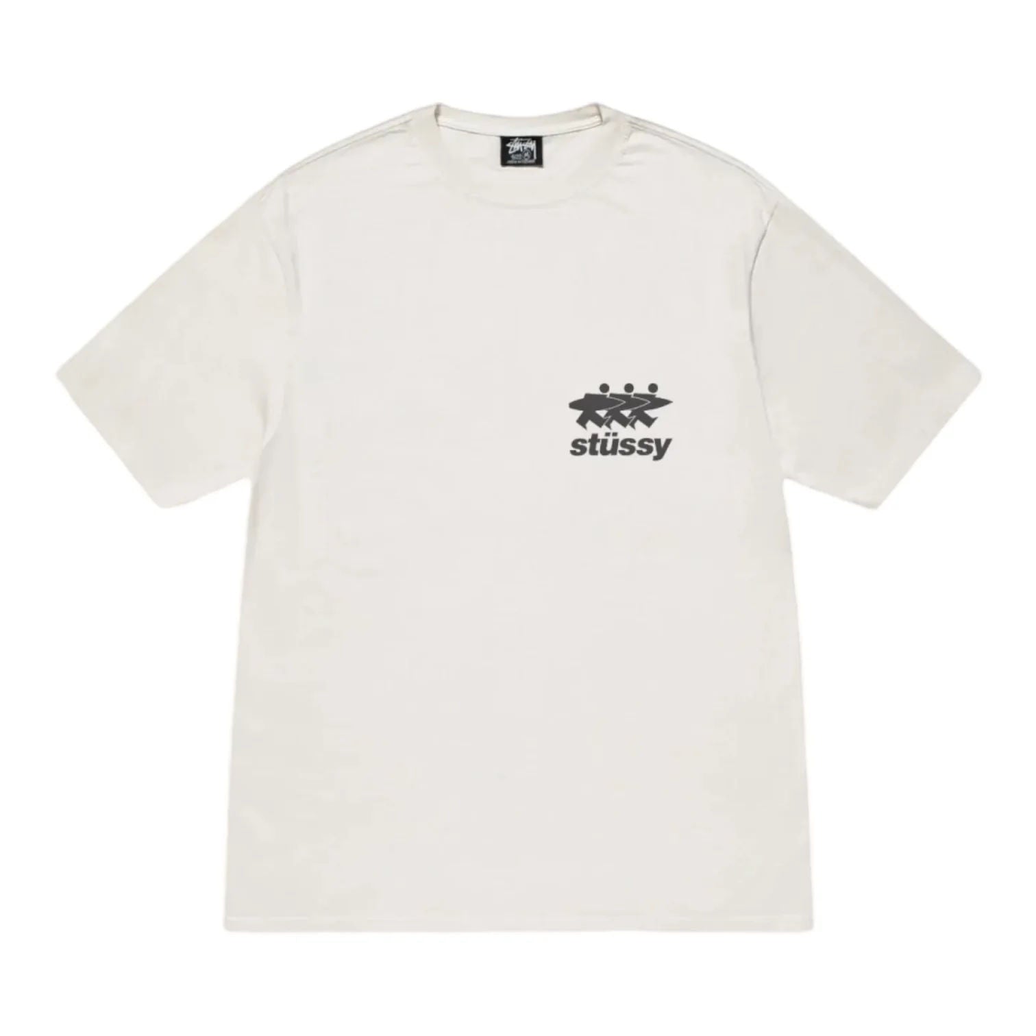 Stussy Surfwalk Pigment Dyed T-Shirt Natural