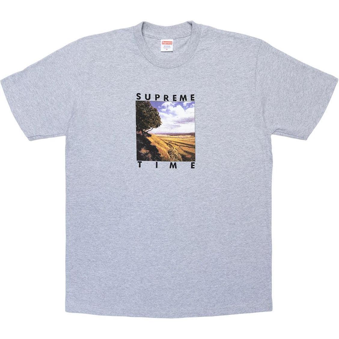 Supreme Supreme Time Tee Heather Grey