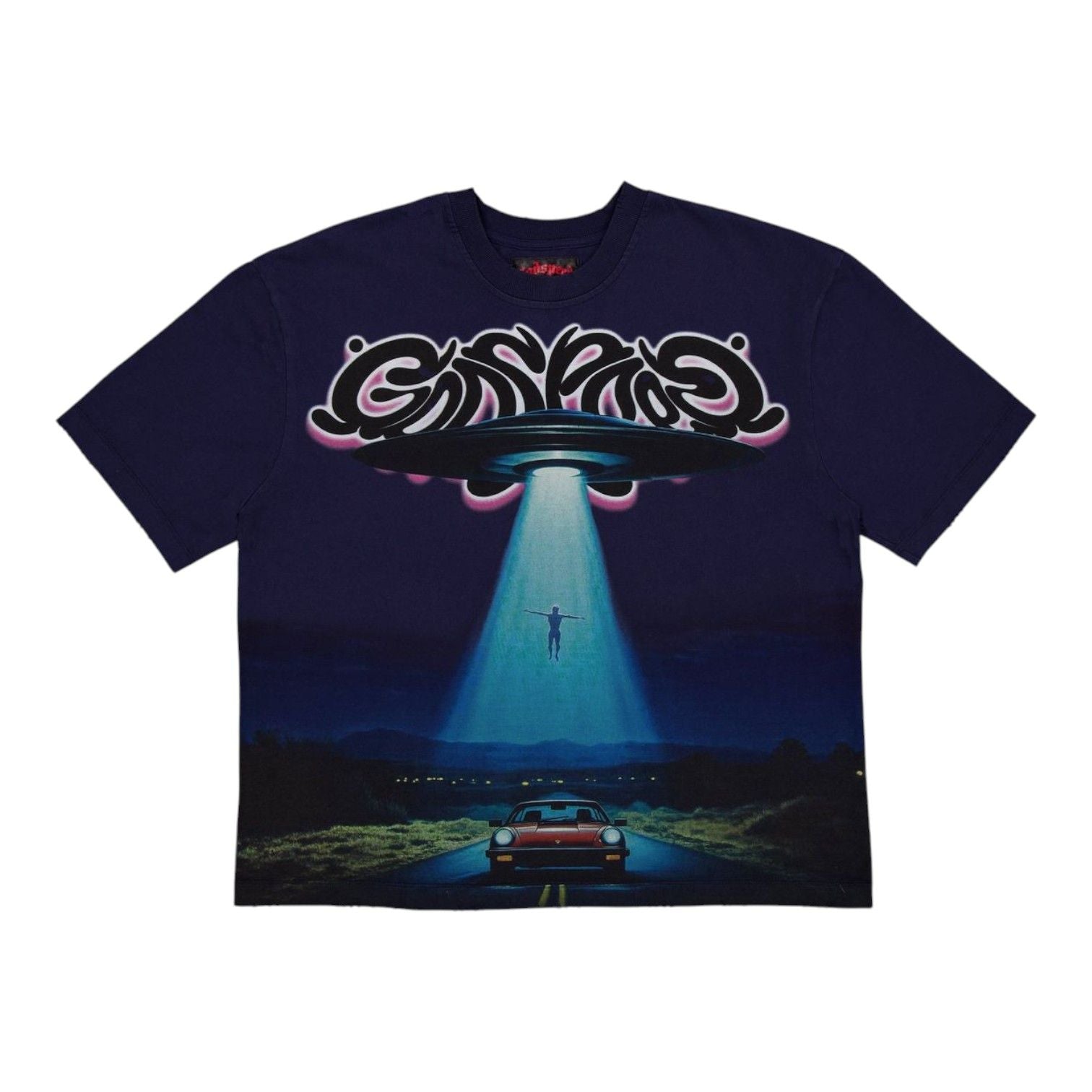 Godspeed Abduction UFO T-Shirt Navy