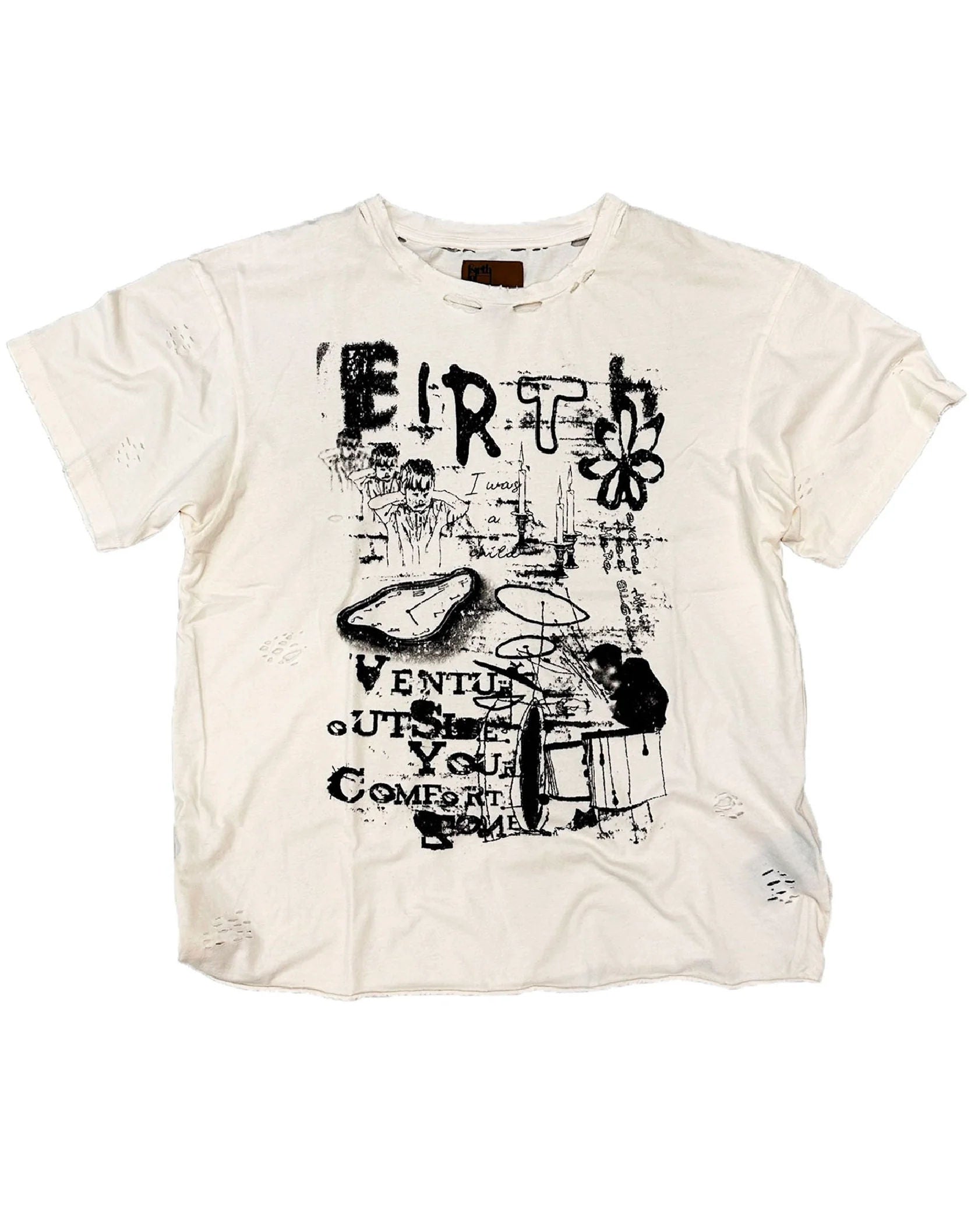 Birth of a Royal Child Blues Vintage T-Shirt Cream