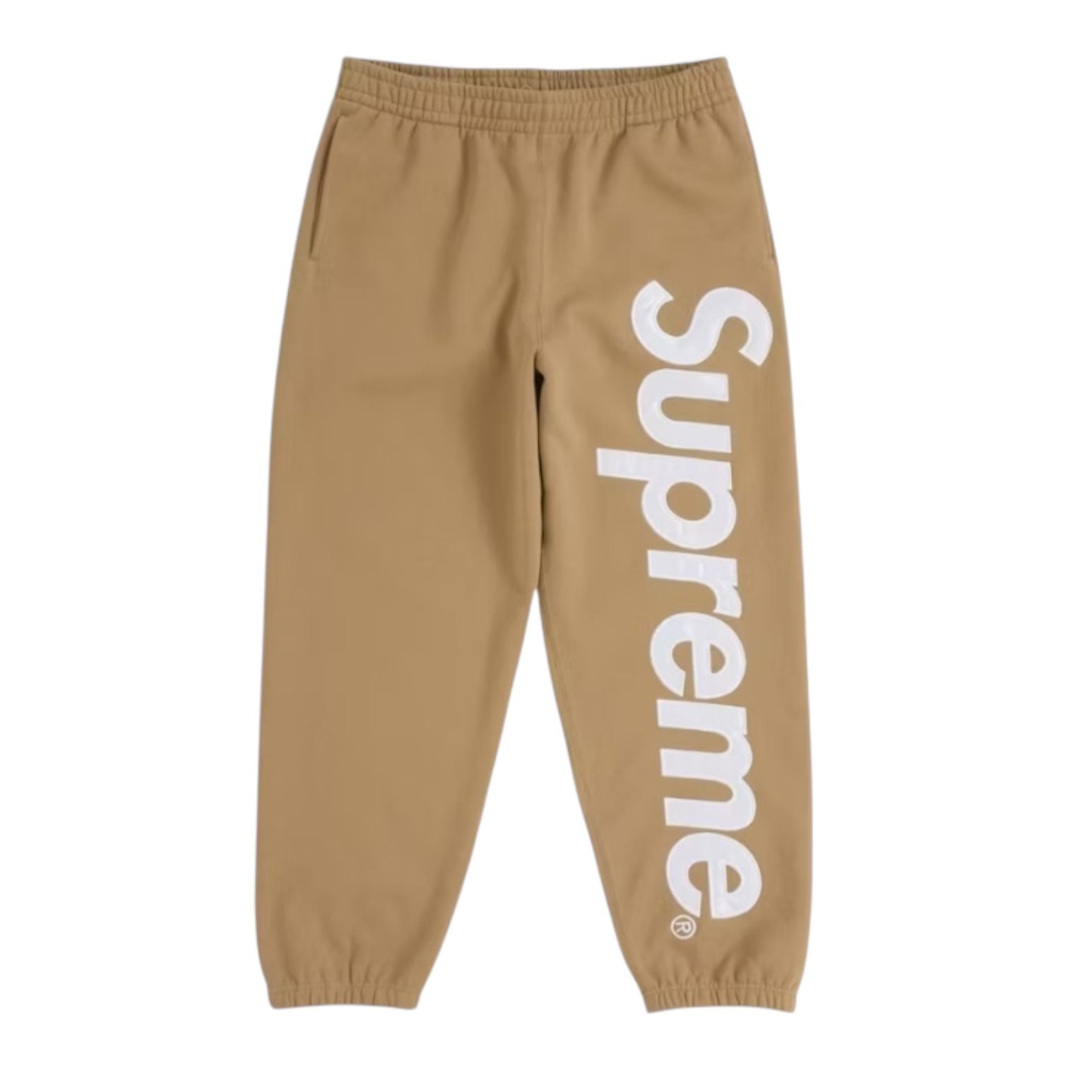 Supreme Satin Appliqué Sweatpant (FW25) Brown