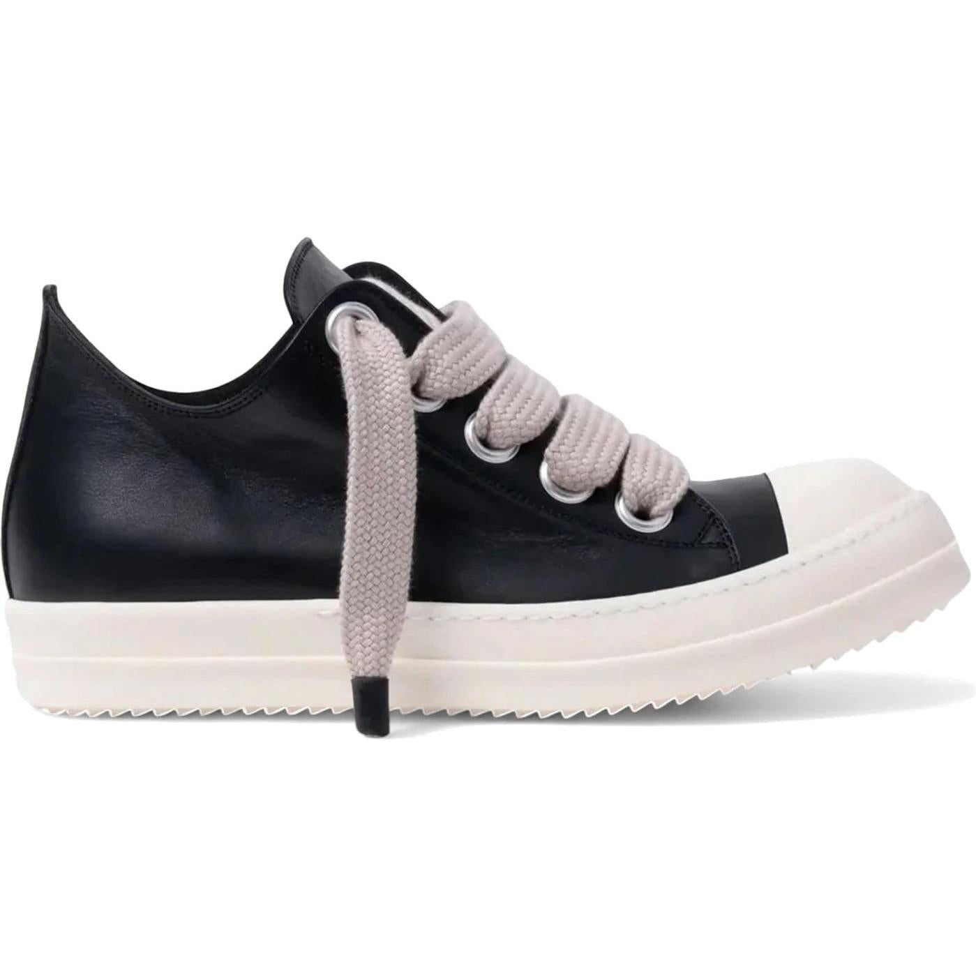Rick Owens Concordians Jumbo Laced Low Black Milk