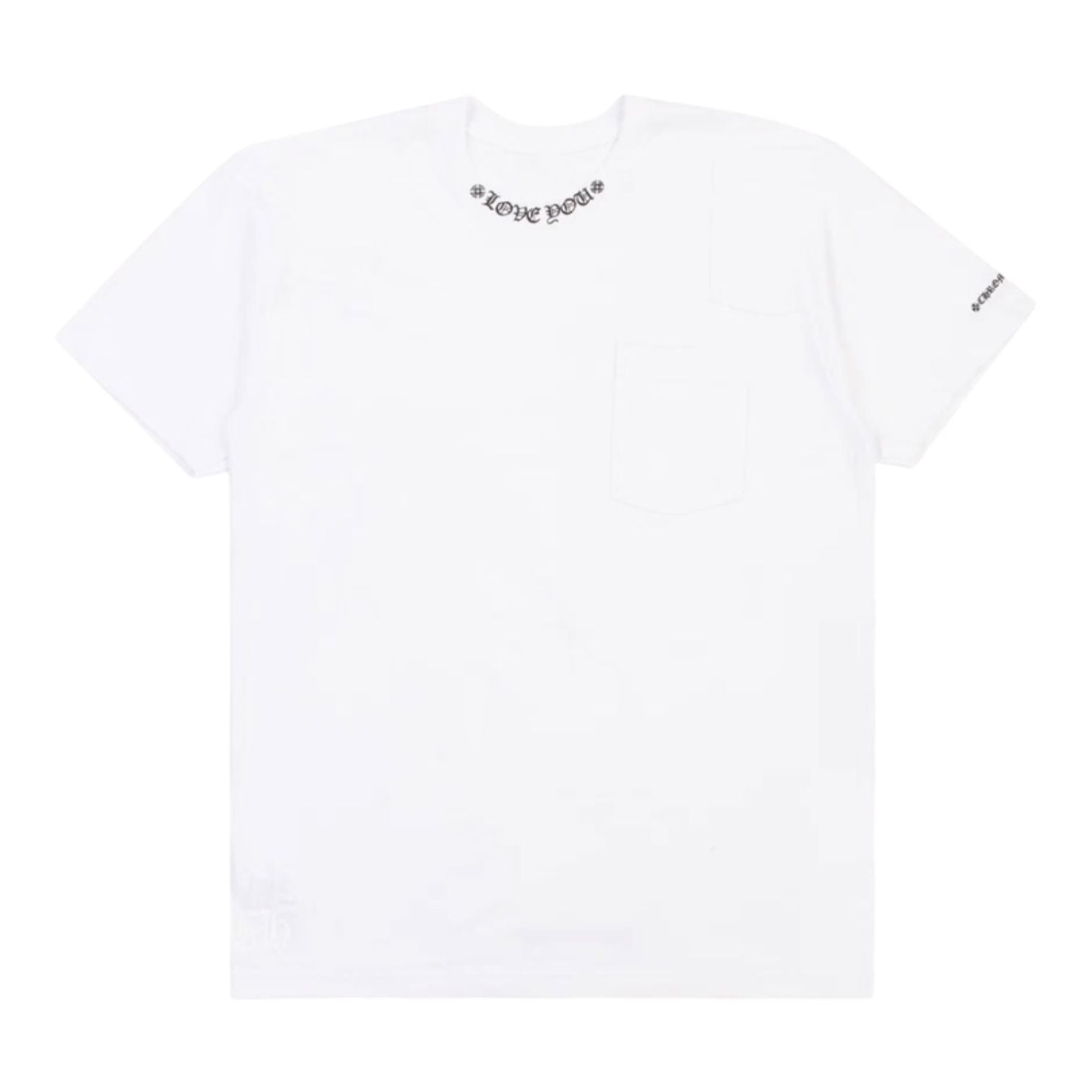 Chrome Hearts Neck Love You Logo T-Shirt White
