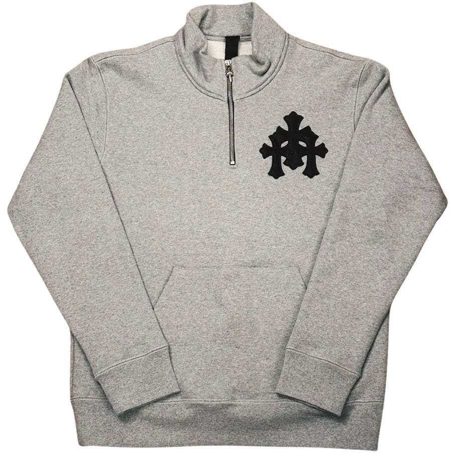 Chrome Hearts Paper Jam Quarter Zip Grey
