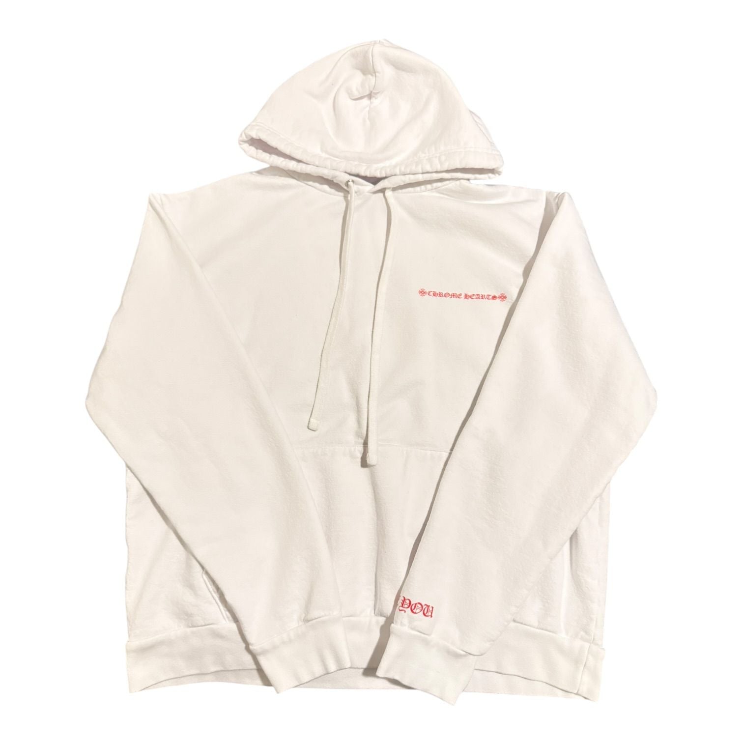 Chrome Hearts Laurie Lynn Stark "Love You" Portrait Red Letter Hoodie - Like New