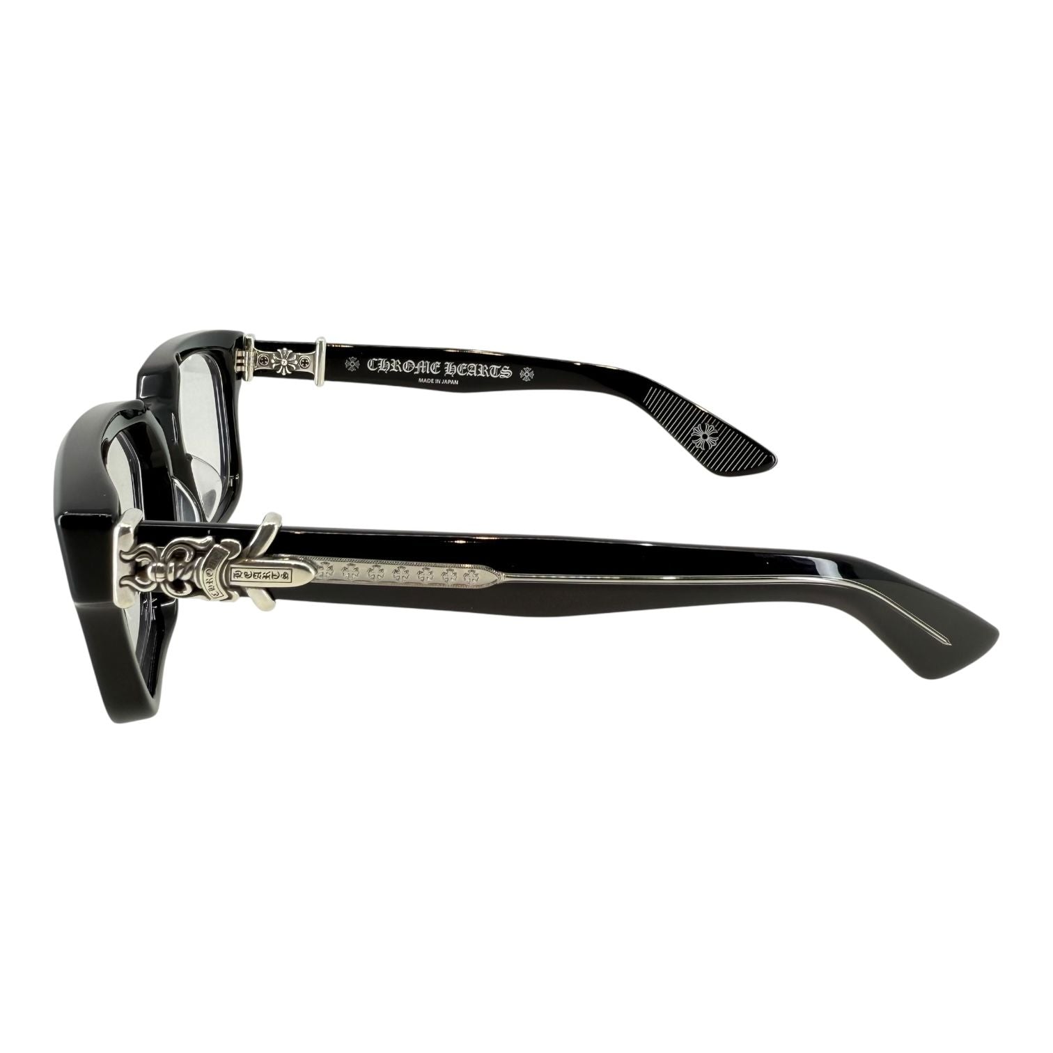 Chrome Hearts Vagillionaire II Black/Sterling Silver Glasses