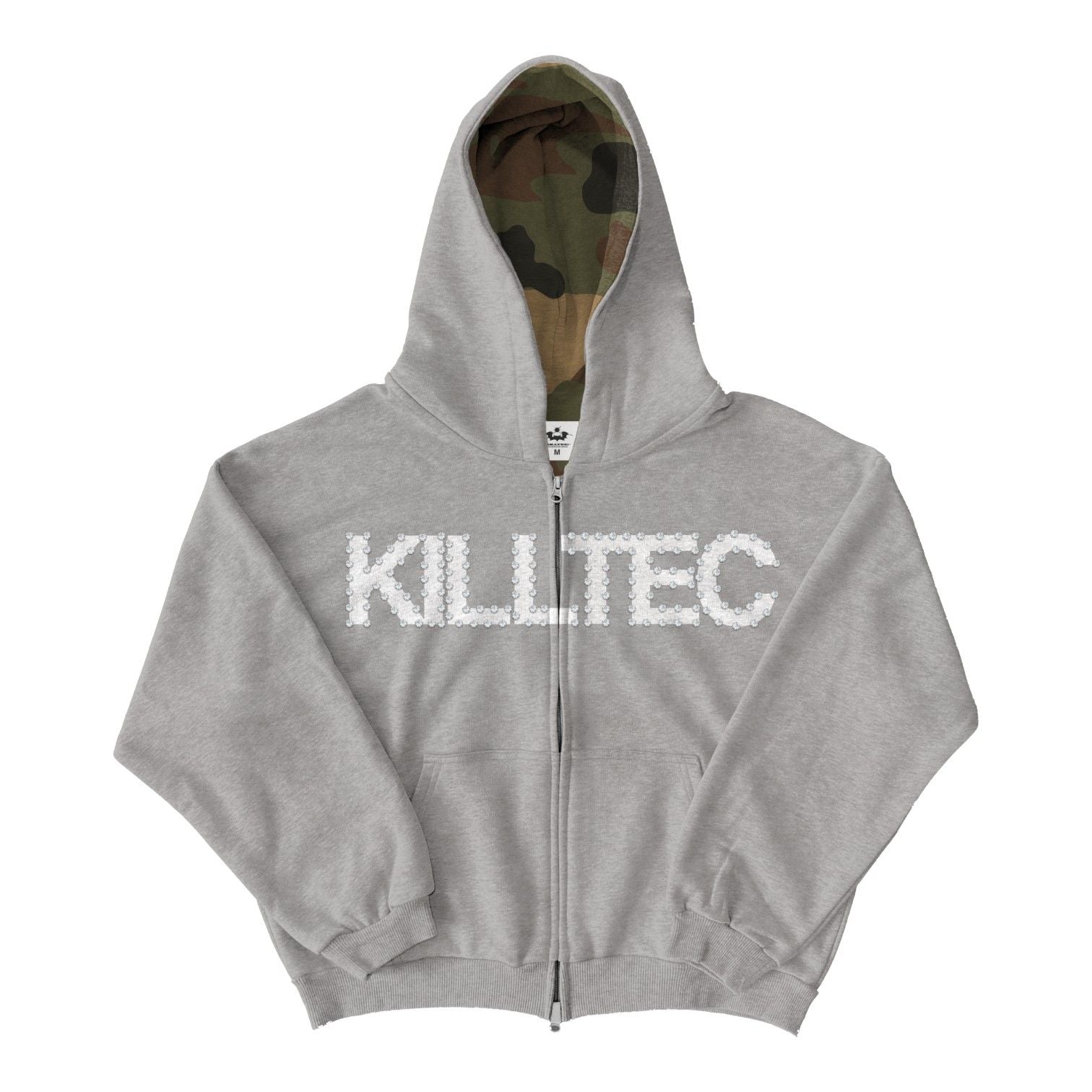Killtec Reversible Camo Rhinestone Zip Up Hoodie