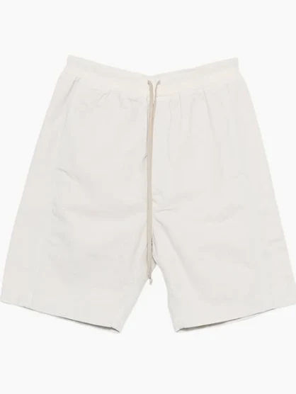 Rick Owens DRKSHDW Wide Pusher Shorts Milk