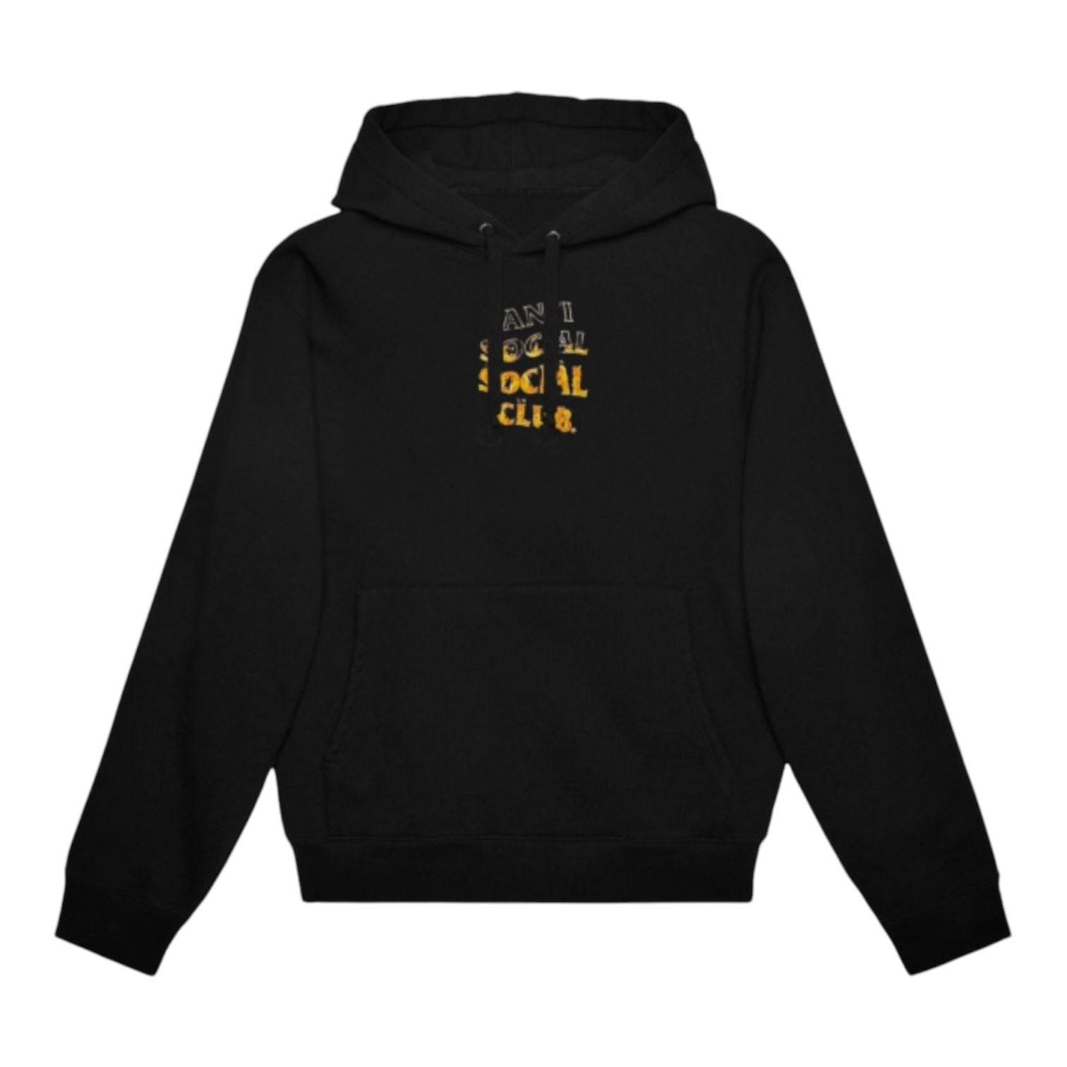 Anti Social Social Club A Fire Inside Flame Hoodie Black