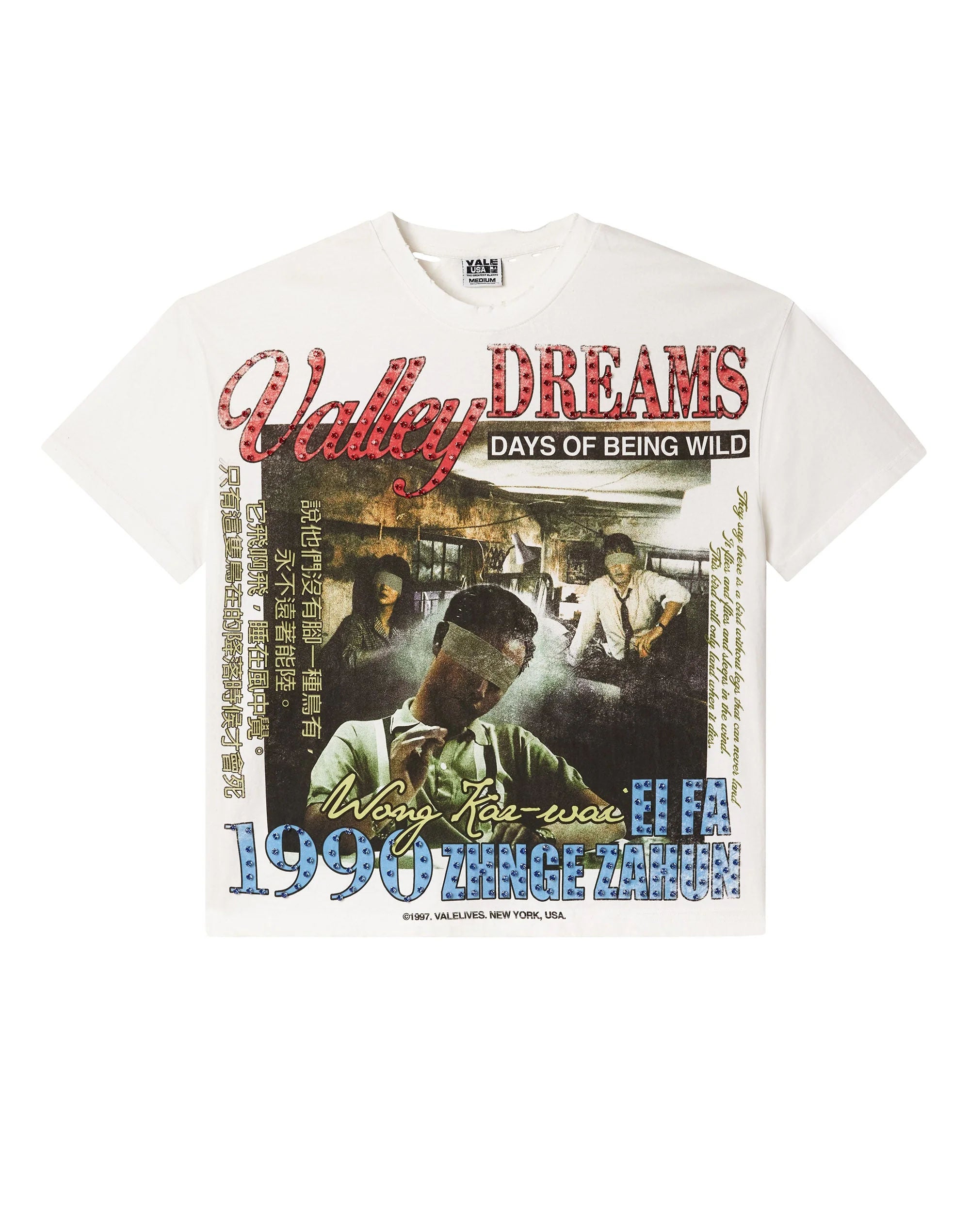 Vale Forever Money Bling T-Shirt White
